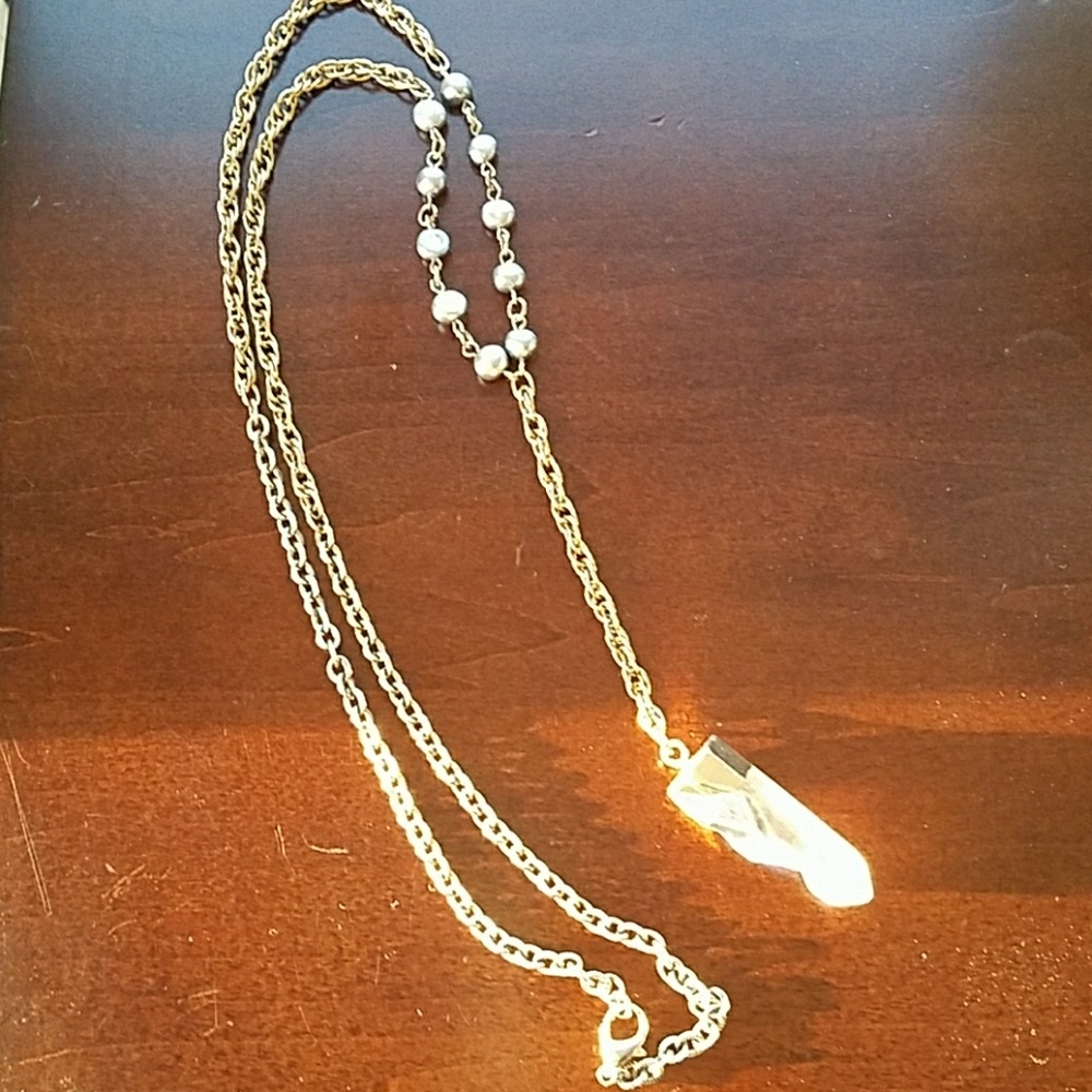 NOT FOR SALE Bohemian crystal quartz necklace